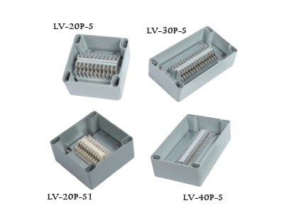 กล่องเทอร์มินอลอลูมิเนียม รุ่น LV-20P-S, LV-20P-S1, LV-30P-S, LV-40P-S