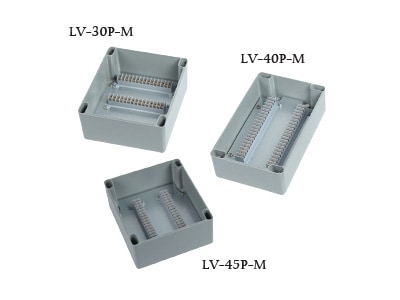 กล่องเทอร์มินอลอลูมิเนียม รุ่น LV-30P-M, LV-40P-M, LV-45P-M