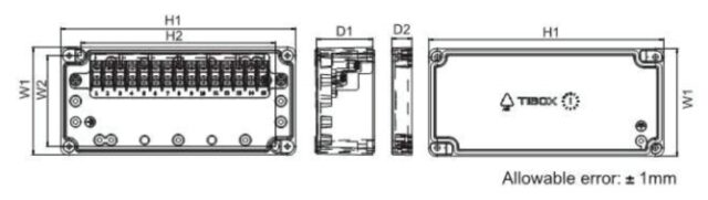 กล่องเทอร์มินอลอลูมิเนียม รุ่น LV-4P, LV-6P, LV-10P, LV-15P, LV-20P