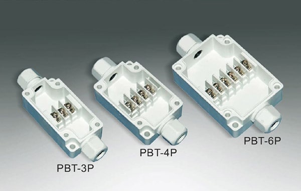 กล่องเทอร์มินอล พลาสติก รุ่น PBT-3P , PBT-4P , PBT-6P