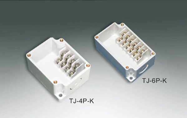 กล่องเทอร์มินอล พลาสติก รุ่น TJ-4P-K และ TJ-6P-K